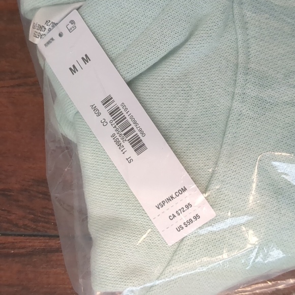 New PINK Ivy Fleece Quarter-Zip Sweatshirt - Picture 4 of 4